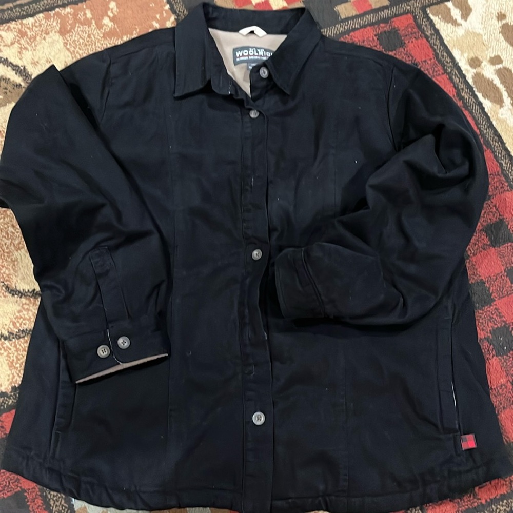 Womens  thick Woolrich button down jacket